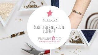 DIY | Tissage bracelet slender Miyuki - Tuto facile
