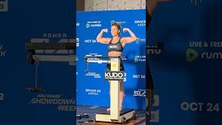 Paige VanZant at the Power Slap 9 weigh-ins #shorts