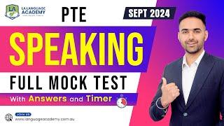 PTE Speaking Full Mock Test with Answers | September 2024-II | LA Language academy PTE NAATI IELTS