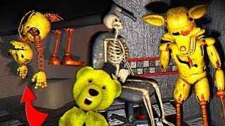 FNAF 3D УБИТЫЙ СПРИНГТРАП и ТЕЛО ОХРАННИКА в ОФИСЕ ФНАФ  ЗОЛОТОЙ ФОКСИ в ПИЦЦЕРИИ FNAF 1 !!!