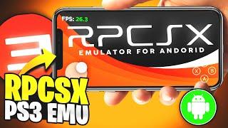 RPCS3 Emulator For Android From Playstore Test!