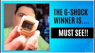 Monthly G-Shock Giveaway WINNER announcement! Plus Next Month's Watch! #gshock #giveaway #casio