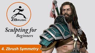 Zbrush Symmetry - Zbrush Sculpting for Beginners - Class 4 / Hindi