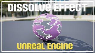 How to create a dissolve effect in Unreal Engine