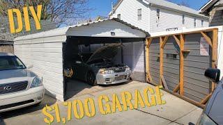 How To Enclose A Carport | AKA Budget Garage