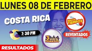 Sorteo 7:30PM Nuevos Tiempos y 3 Monazos del Martes 8 de febrero del 2022