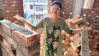 নতুন Flat এর কাজ অনেক টা হয়ে এসেছে আমাদের জীবনের অনেক কষ্টের ফল আজ তোমাদের সামনে