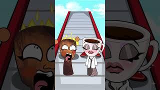 Conveyor Belt Challenge with Signora and Tung Tung Sahur | Italian Brainrot Animation#sprunki #funny