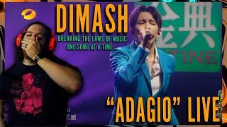 Dimash Reaction - Adagio Live - Breaking All Laws of Music! [PRODUCERS REACT ARCHIVE]