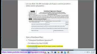 IRS payment plan: What is the Minimum Monthly Payment for an IRS Installment Plan?