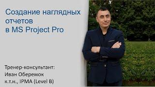 Создание наглядных отчетов  в MS Project Pro