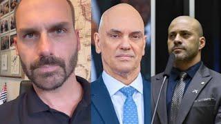 EDUARDO BOLSONARO FALA SOBRE ALEXANDRE DE MORAES APÓS POLÍCIA PRENDER DANIEL SILVEIRA NO NATAL