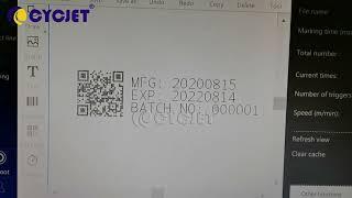 High Speed UV Laser Marking Machine QR Code Laser Coding Machine PEPP Laser Engraver Machine CYCJET