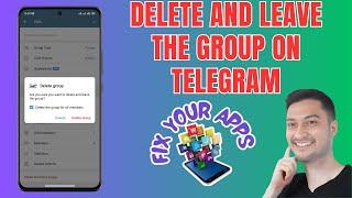 How to Delete and Leave the Group on Telegram