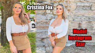 Cristina Fox Curvy Plus Size Model Instagram Star Body Positivity  and Lifestyle