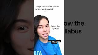 5 things I wish I knew sooner #year11 #year12 #atar #vce #atarnotes