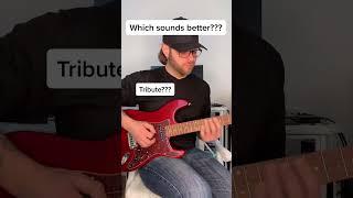 Fender Strat VS G&L Legacy