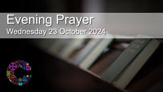 Evening Prayer | Wednesday 23 October 2024 | Chester Cathedral