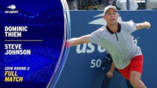 Steve Johnson vs. Dominic Thiem Full Match | 2018 US Open Round 2