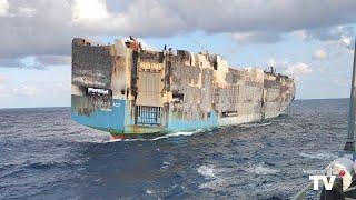 AUTONEWS NOW - 3/1/2022: Burnt-out cargo ship sinks