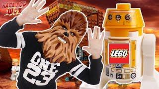 Папа Роб: сборка конструктора #LEGO STAR WARS Песчаный Краулер! Часть 2. 13+