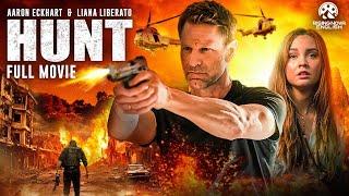 HUNT - Hollywood Action Movie In English With Subtitles | Aaron Eckhart, Liana Liberato | Free Movie