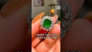 Mother’s Day Special!Jewelryay-New arrivals.18K Gold 4.34ct Sugar Tower Cut Emerald Ring#investment