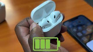 How To See Airpods Battery Level