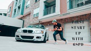 E46 M3 First Start Up| SMG to 6 speed manual conversion.