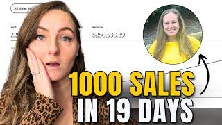 Meet The Etsy Seller That Sold 1000 Items In 19 Days!