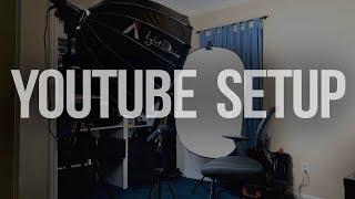 EASY 1 LIGHT YOUTUBE SETUP  w/ Canon 1Dx ii and Aputure 120d | Motivational Monday