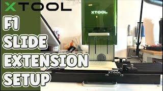 XTOOL F1 SLIDE EXTENSION SETUP | PORTABLE DIODE/INFRARED LASER