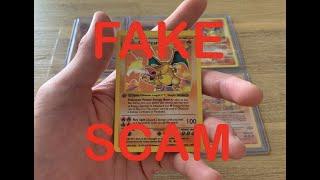 Pokemon SCAM! Fake 1st Edition Charizard! Do not buy! Well made Proxy First Ed Zard!  Pokémon