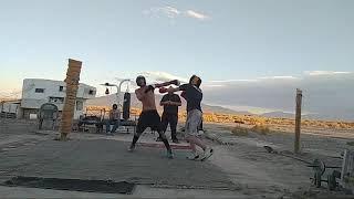 Joshua J Jones Jr V. Angel ANGELOV From StreetBeefs ( Back Yard Fighting Championship Boxing Match )