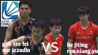 goh/izzudin  [mal] vs he/ren xiang yu [chn] | md | final victor china open 2024