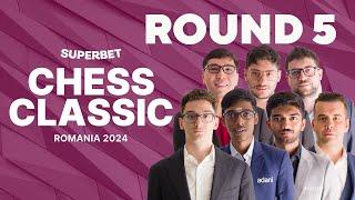 Superbet Chess Classic 2024: Round 5 | #GrandChessTour