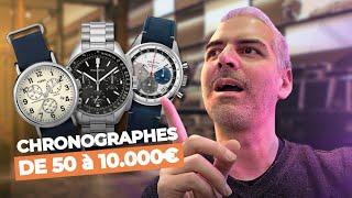 Les MEILLEURS Chronographes de 100€ à +10 000€