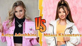 Katya Adushkina VS Milana Khametova Transformation  New Stars From Baby To 2024