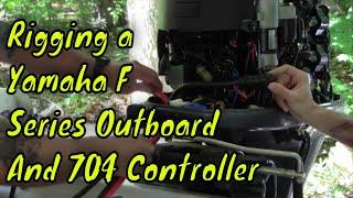 How To Rig A Yamaha F70 Outboard and 704 Control - Rigging - Montauk Restoration 15