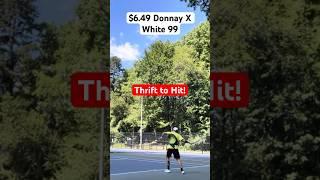 X White #Donnay#racquet#thrifter