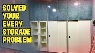 10 x 11 Feet Bedroom Wardrobe Solved Your every Storage Problem