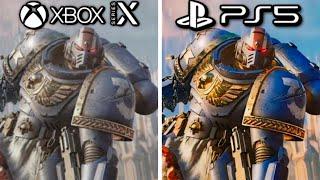 Warhammer 40,000 Space Marine 2 PS5 vs Xbox Series X Graphics Comparison