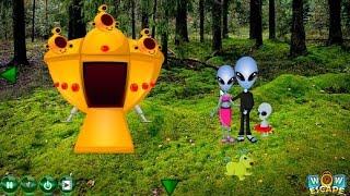 Wow Rescue Alien Couple from Coniferous Forest walkthrough.