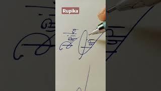 Rupika ️ stylish naam signature  signature specialist $ # Short viarl video