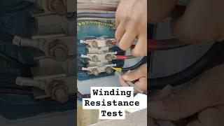 Winding Resistance Test #electrical #electricalengineering #engineering #electricity