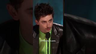 "I'm really in pursuit of greatness." #TimotheéChalamet #Shorts