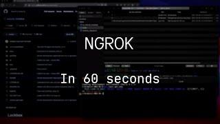 ngrok in 60 seconds