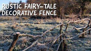 Making A Rustic Decorative Fence | Repairs to our Off Grid Irish Homestead | Rural Ireland