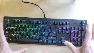 Teclado Mecánico Ozone StrikeBack  Gaming RGB Kailh Red