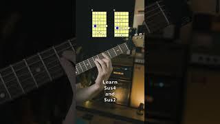 Learn Sus Chords  #guitarlesson #guitarchords